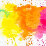 藝術色彩染色，描繪組織學中使用的不同染色