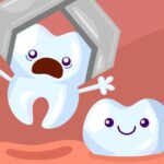 一顆牙齒被拔掉，作為一個詞的遊戲代表苯酚提取DNA