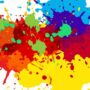 五顏六色的汙漬圖像突出了組織學的各種特殊汙漬